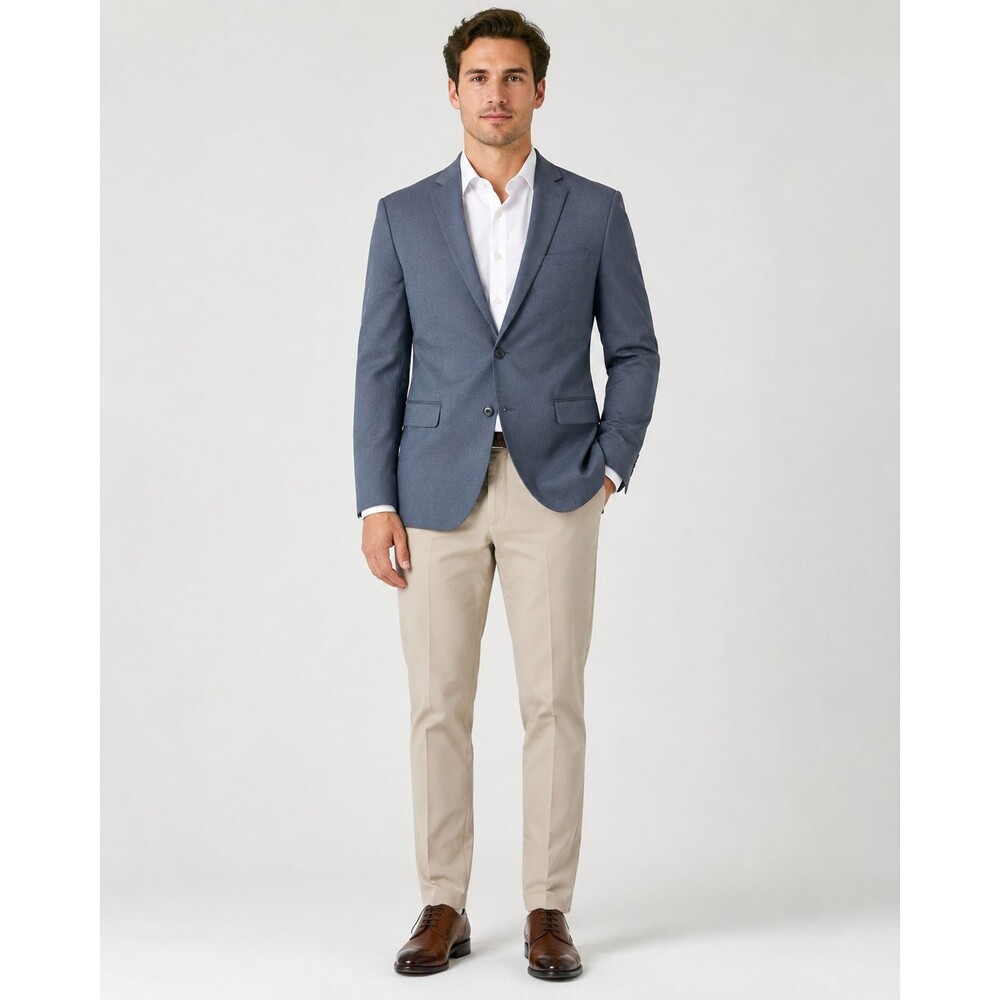 Express Extra Slim Light Blue Stretch Blazer Sport Coat Men’s 42R NWT $248